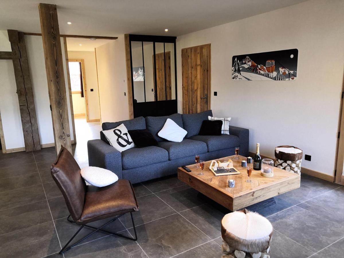 Chez Lucienne, Jacuzzi Et Sauna Samoëns Exterior foto